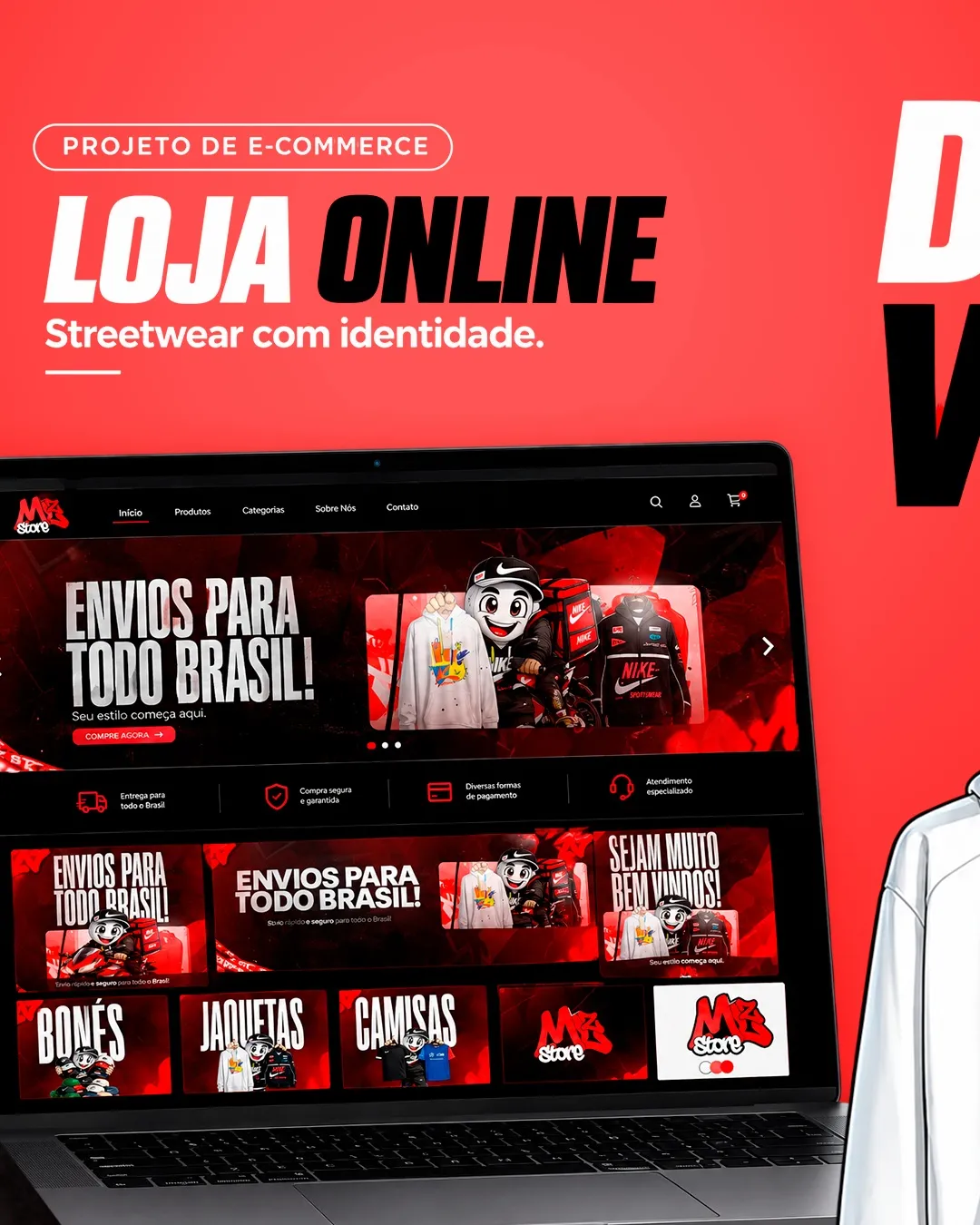Projeto de e-commerce: loja online streetwear com identidade (parte 1)